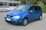 VW Touran 2.0 TDI Highline Blau BJ.2004 136PS 6 Gang