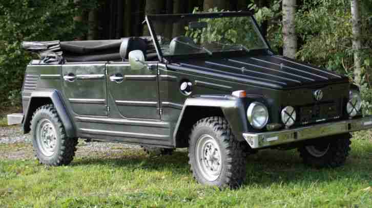 VW Typ 181 Kübel Kurierwagen Baujahr 1971 Cabrio Oldtimer Bundeswehr