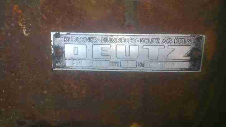 Verkaufe 2 Deutzmotore