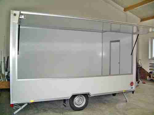 Verkaufsanhänger, Verkaufswagen, Verkaufsfahrzeug, Marktanhänger, Imbisswagen