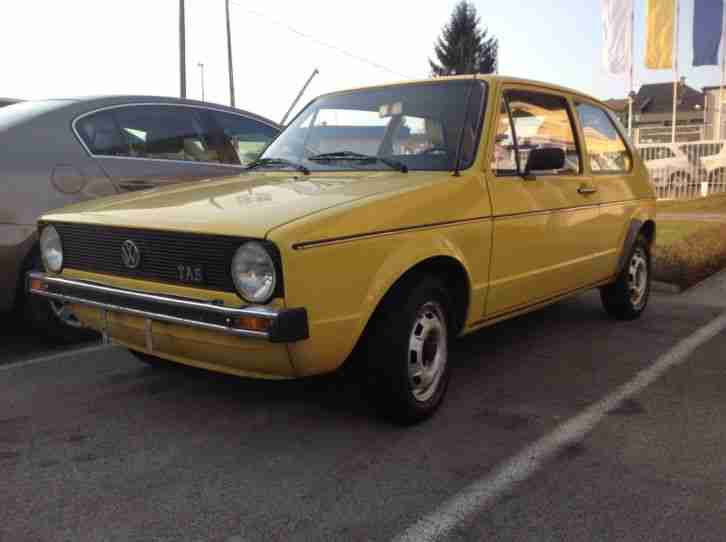 Golf 1 Erstzulassung 1978 Benzin1, 1 Liter