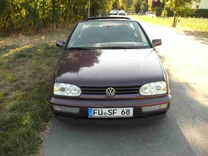 Volkswagen Golf Cabrio mit Tuning Schönes Auto Tüv 01 2017