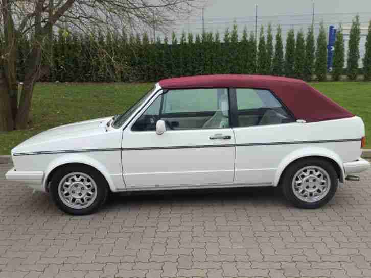 Golf ! Cabriolet weiß EZ:25.06.1987