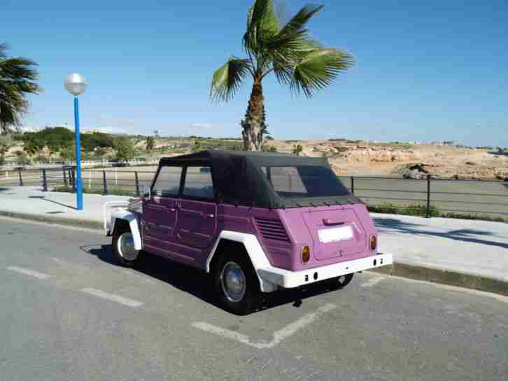 Volkswagen Modell: Kübel, Oldtimer, Bj. 1973, Guter Zustand, Farbe: Lila/Weiß
