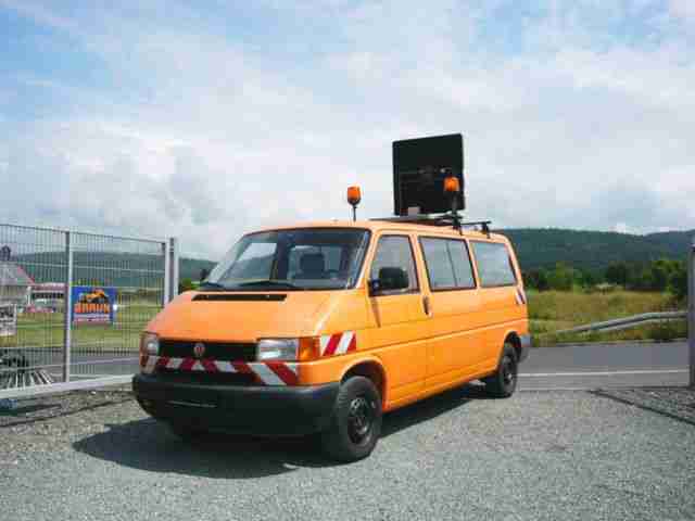 Transporter Lang VERKEHRSLEITTAFEL Webasto T