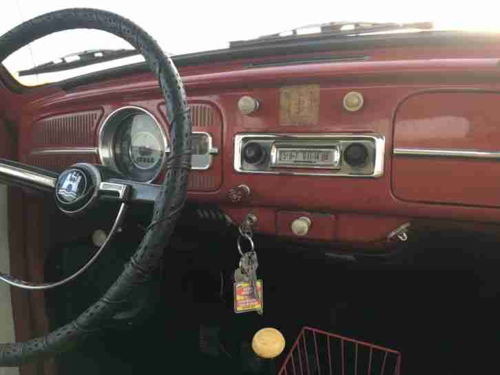 Volkswagen VW Käfer 66er Export USA 2. Hand ungeschweißt Black Plate!