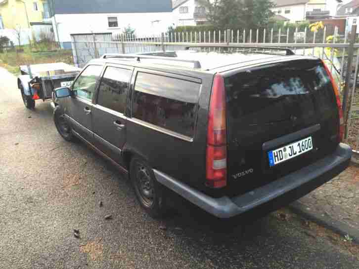 Volvo 850 Kombi, 2,5i Benziner, TÜV 4/16, schwarz, Teilleder
