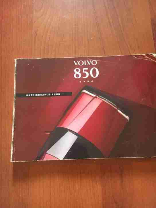 Volvo 850 Original Handbuch Deutsch Betriebsanleitung 1994