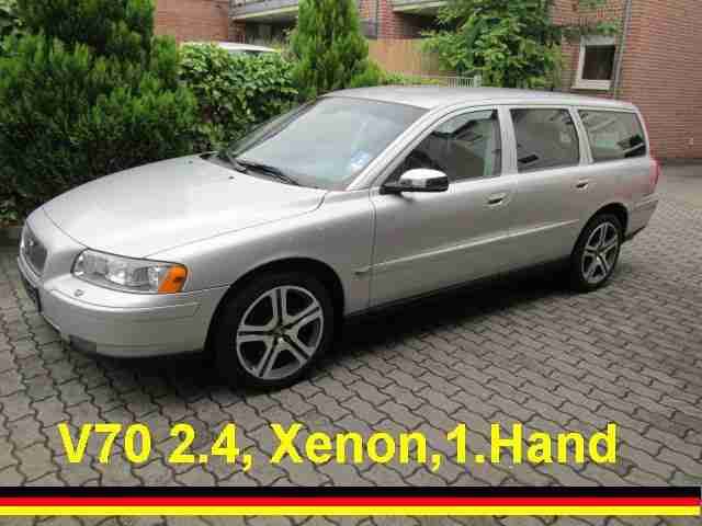 V70 2.4 Move, Xenon, 1.Hand, Scheckheft, 17 Alu