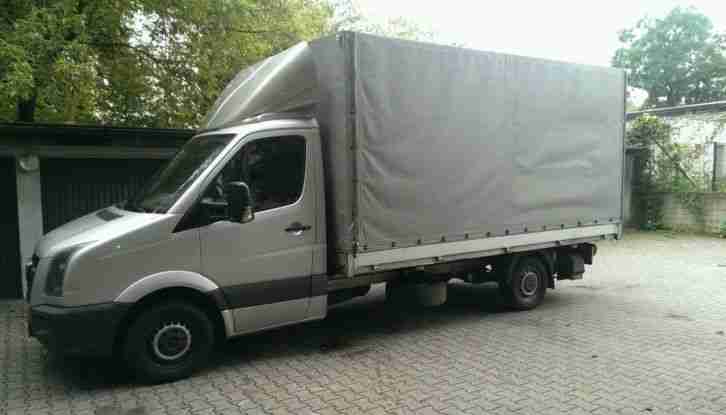 Vw Crafter Maxi Pritsche Plane mit Ladebordwand TÜV 02/2016 viele Neuteile