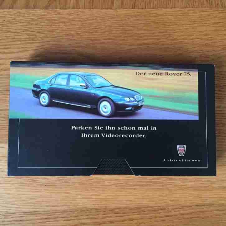 Werbevideo Rover 75 VHS wie neu! Rar!!