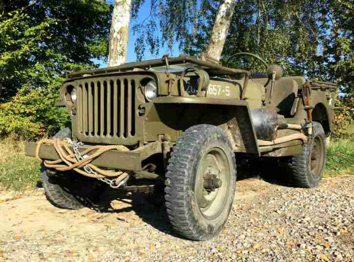 Willys Overland MB Ford GPW Militär Jeep Originalzustand komplett TÜV & H