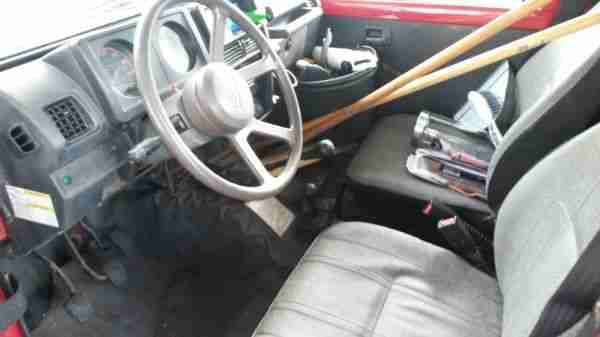 Winterdienst Suzuki Samurai mit Schneeschaufel 6550,00€ Arbeitstier!
