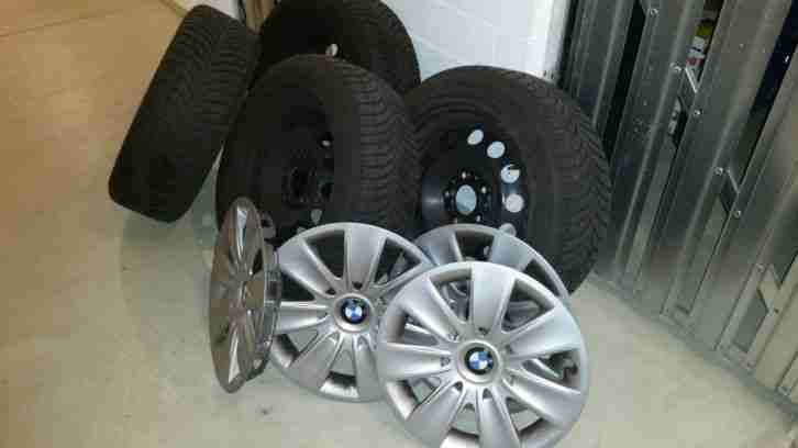 Winterräder für BMW 318i 205 55 R16 Reifen Marke Good Year M S 8mm