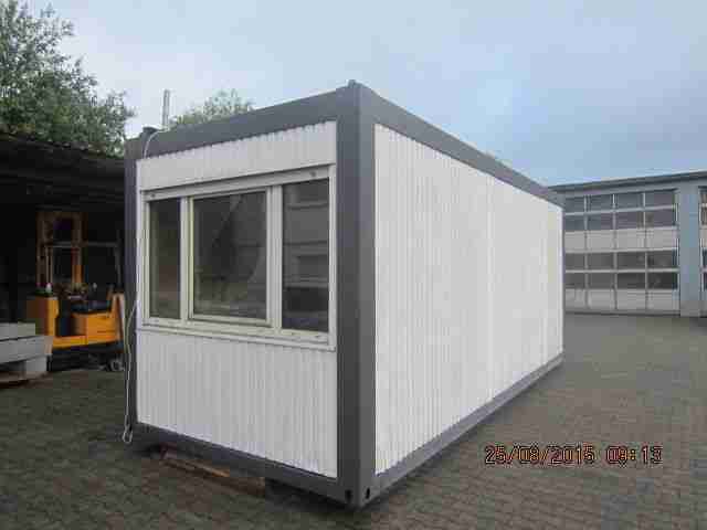 Wohncontainer Container 20 ft 6, 00 m mit sep. kl. Raum