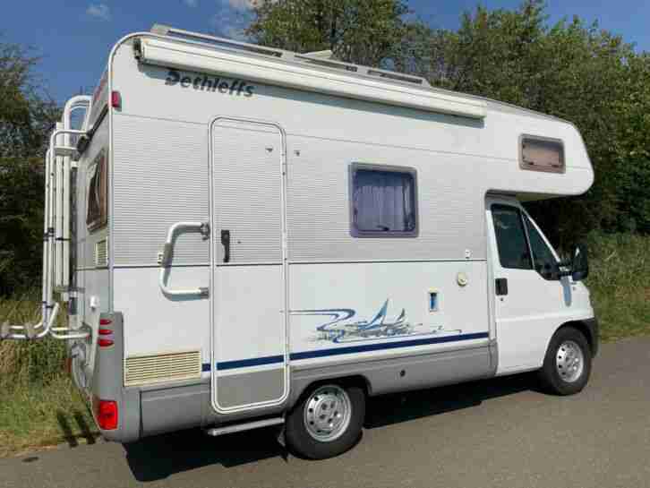 Wohnmobil Dethleffs Fiat Dukato 2,8 i.d.TD Alkoven Solar 4 Schlafplätze Urlaub