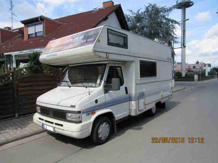 Wohnmobil EURA 1993 auf Fiat Ducato Bastlerfahrzeug mit HU 08/16