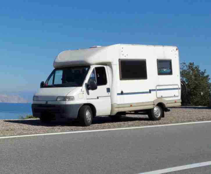 Wohnmobil Fiat Ducato Teilintegriert 128 PS Bj. 2001