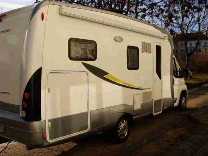 Wohnmobil Fiat PLA,Teilintegriert,Einzelbetten +el.Hubbett,Leder,TOP-Ausstattung
