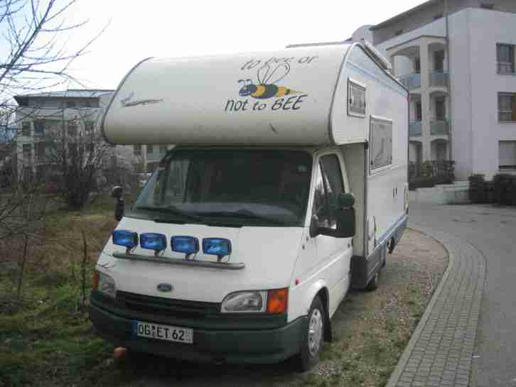 Wohnmobil Ford Transit Mobilvetta Bj 94 viele Extras Garagenfahrzeug