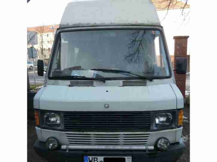 Wohnmobil Mercedes Benz 207 Bj.85 PS72 4 Sitz/Schlafplätze Rep.bedürftig Bastler