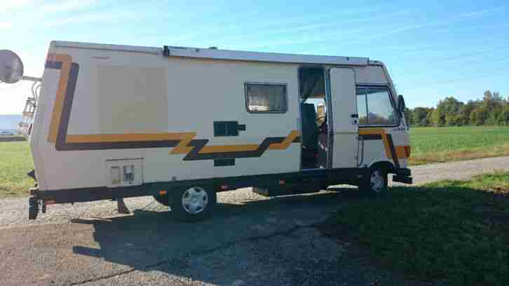 Wohnmobil Mercedes Benz 208 Arold mit Oltimerzulassung TÜV/AU bis 9/2016