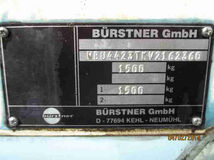 Wohnwagen Bürstner Flirt