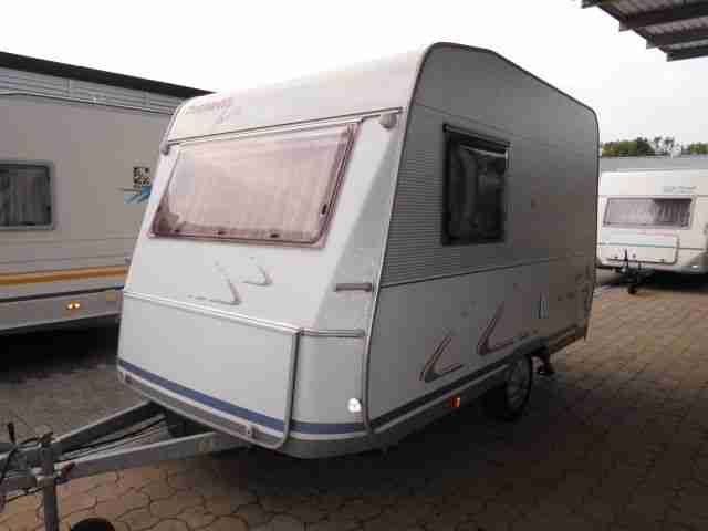 Wohnwagen"DETHLEFFS FAMILY 340HK"Rundsitz,Bad/WC,Vorzelt,Segel,Fahrradträger