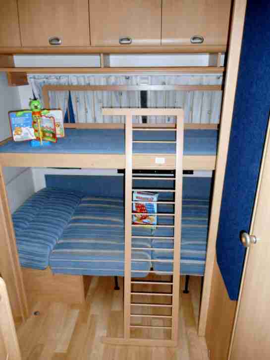 Wohnwagen Hobby 400 KB Etagenbetten ,für 4 Personen 1150KG super Zustand