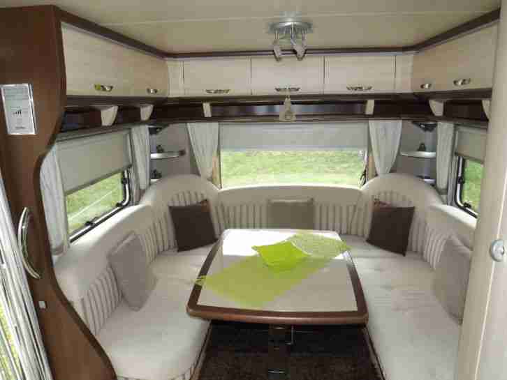 Wohnwagen Hobby 610 UL,Mover,Mod. 2012,Ez.:2013,Tüv,Gaspr.,Markise,Fahrradträger