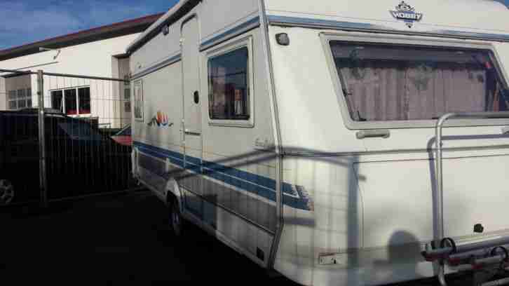 Wohnwagen Hobby Excellent 495 UFe mit Mover und Sackmarkise / BJ 1996