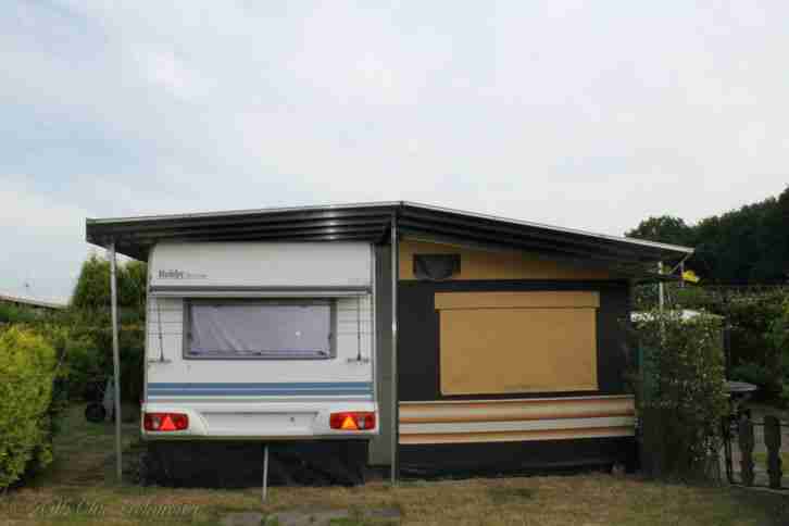 Wohnwagen Hobby de Luxe Bj.97 Dauerstandzelt Doppelschutzdach