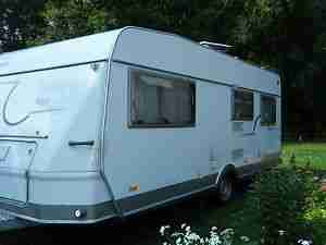 Wohnwagen Hymer-Eriba 540, Klima, Mover, AKS, ATC, autark, Vorzelt, Sonnensegel