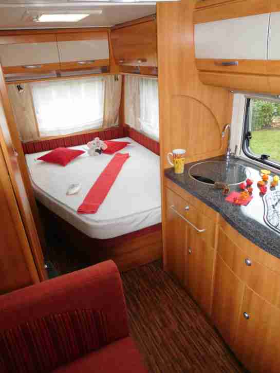 Wohnwagen Hymer-Eriba Nova 435 GL,Dusche Super Zustand, eleganter Wohnwagen !