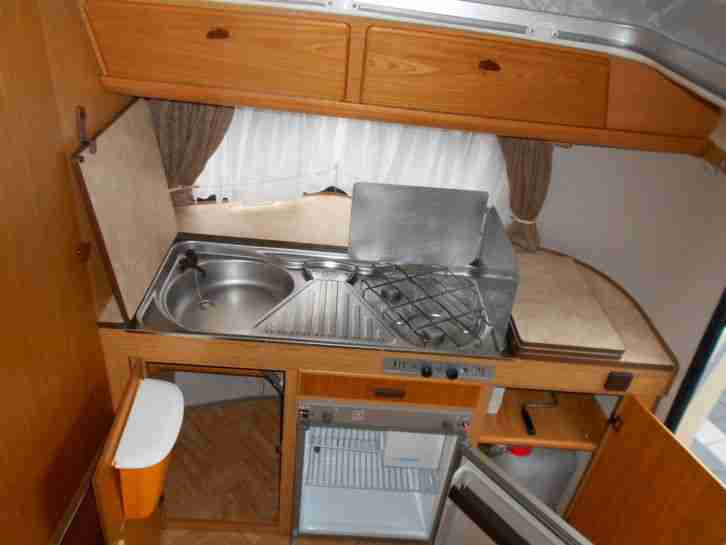 Wohnwagen Hymer-Eriba Pan Hubdach nur 750 Kg Gesamtgew.,Vorzelt,Sehr gepflegt