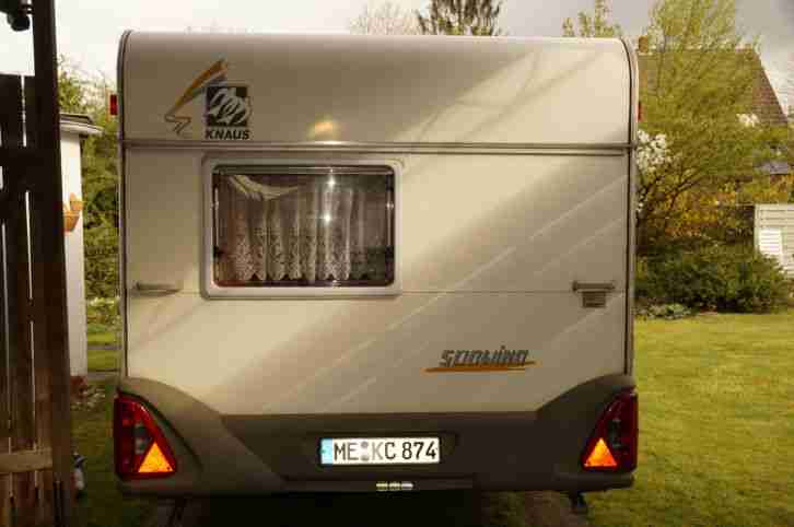 Wohnwagen Knaus Südwind 4,95 m Aufbau mit Vorzelt, Top-Zustand