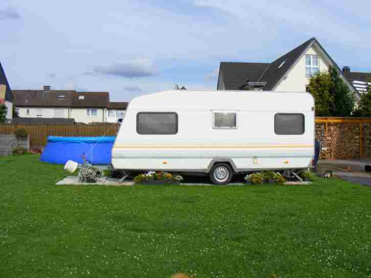 Wohnwagen Knaus Südwind 8504 mit Vorzelt u.viel