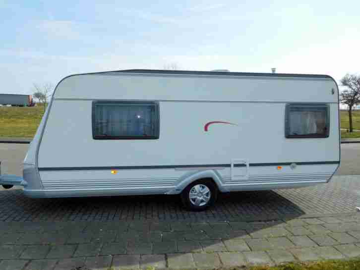 Wohnwagen LMC 530 K Queensbett schick,elegant,sauber,Markise 1350 Kg Gesamtgew.