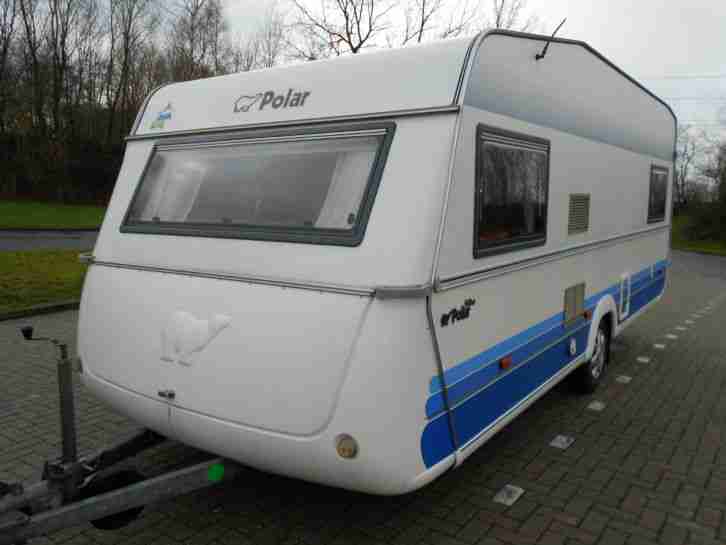 Wohnwagen Polar 560 GS,hochwertige Qualität,Einzelbett,Dusche,Autark.sehr gepfle