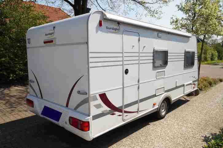 Wohnwagen Sunlight C51k 5 Schlafplätze Hochbett und Festbett