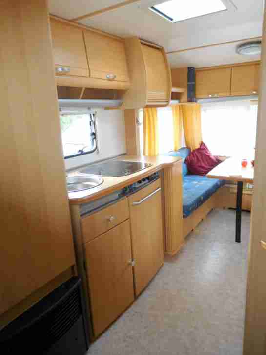 Wohnwagen TEC 460 TK Etagenbett für 5 Personen nur 1300 Kg Gesamtgew.Zustand Top