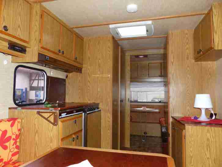 Wohnwagen THRUN EICKER Bj. 83 TÜV & GAS neu, REISEFERTIG mit 100 er Zulassung