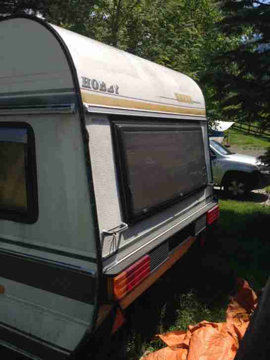 Wohnwagen caravan HOBBY 460 GEBRAUCHT für Bastler!!!