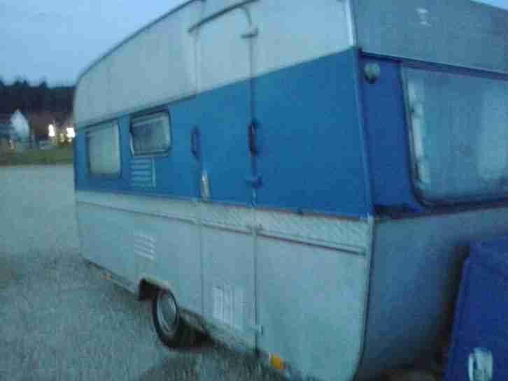 Wohnwagen zum Verkaufen als Bastlerfahrzeug