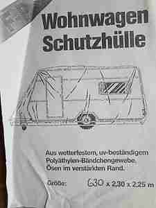 Wohnwagenschutzhülle Folie