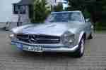 Wunderschöne Pagode: Mercedes 280 SL Cabrio Automatic,