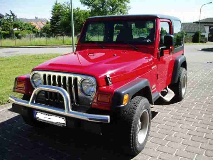 Wunderschöner 143 PS Unfallfreier Jeep Wrangler 2,4 Sport aus erster Hand,