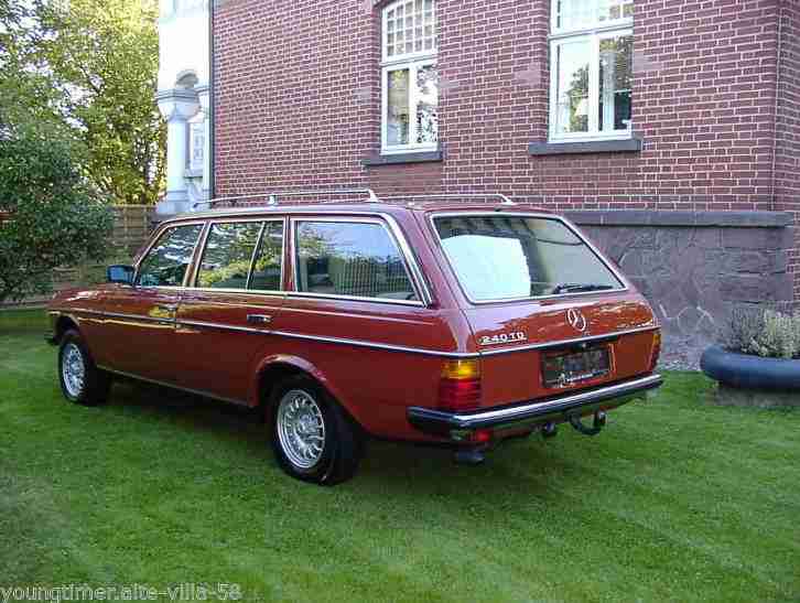 Wunderschöner Mercedes 240 TD W 123 im restaurierten