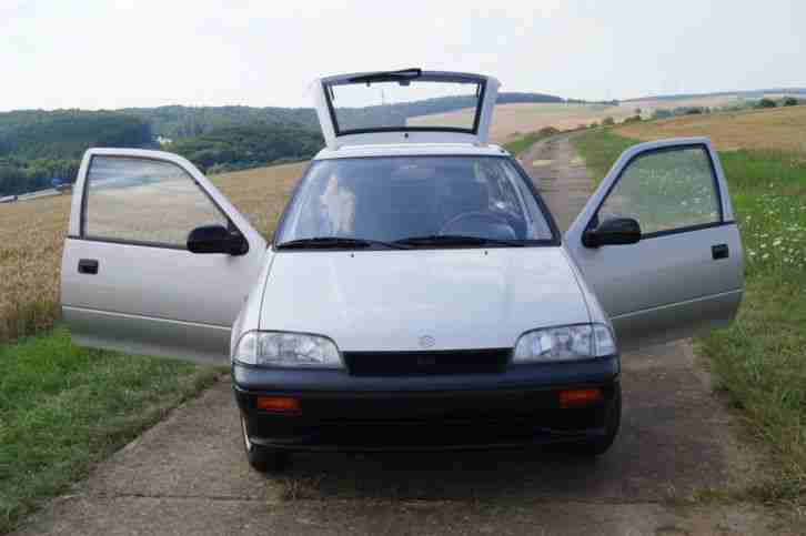 Youngtimer Suzuki Swift Garagenwagen,1. Hand, Original 23.000 km Rentnerfahrzeug