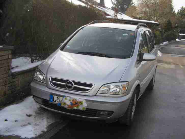 Zafira Elegance 1,8 silberfarbig 7 sitzer Vollausstattung